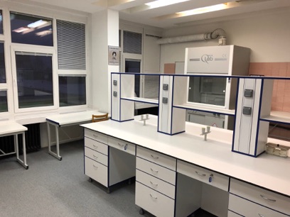 Laboratórium dr. Ludmily Sedlárovej Rabanovej na Katedre genetiky PriF UK