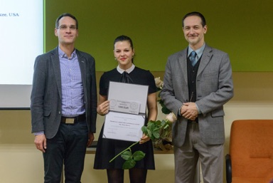 Držiteľka Štipendia za rok 2019 Mgr. Miriam Pillerová